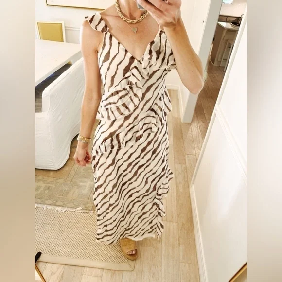 Women's Ruffle Ankle Length Dress - Future Collective™ with Jenee Naylor - Picture 7 of 8